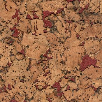 Пробковая стеновая панель Corkstyle Wall Design Monte Red 600×300×3