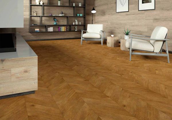 Инженерная доска Gran Parte Французская Ёлочка Дуб КАНЕЛЛА / CANELLA ПРАЙМ-СЕЛЕКТ