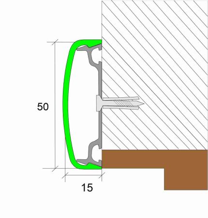 Наличники Fezard скрытого крепления для дверей и окон ALN-С50 цвет RAL.