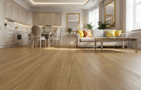 Кварц виниловое покрытие Stone Floor MSPC Дуб Гран-При 9332-63 MР