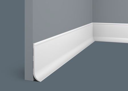 Плинтус Cosca Decor Экополимер PL003, 2000x80x18мм