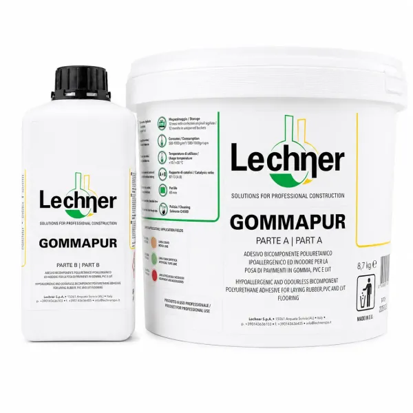 Клей для винилового пола Lechner Gommapur 2К полиуретановый 10 кг