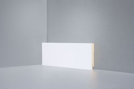 Плинтус DeARTIO Ламинированный 106-80 Белый 80х16