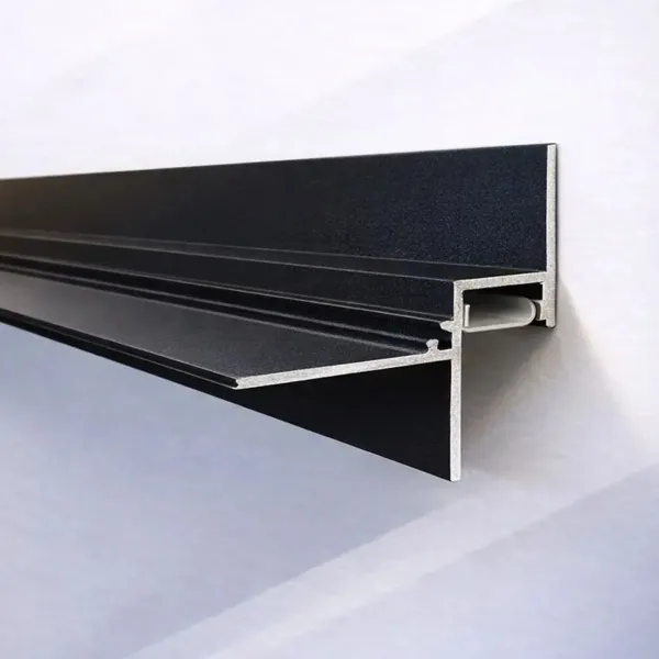 Профиль теневой потолочный для подсветки Modern Decor RAL 9005 Черный муар 2500мм
