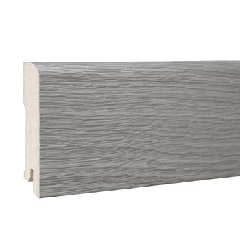 Плинтус МДФ ламинированный DeArtio Дуб серый брашированный B202-08 2050×80×16