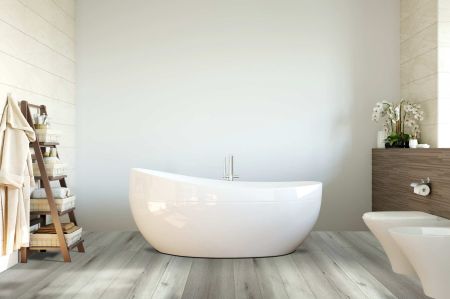 Кварц виниловое покрытие Planker SPC Rockwood Дуб Хрустальный 1007