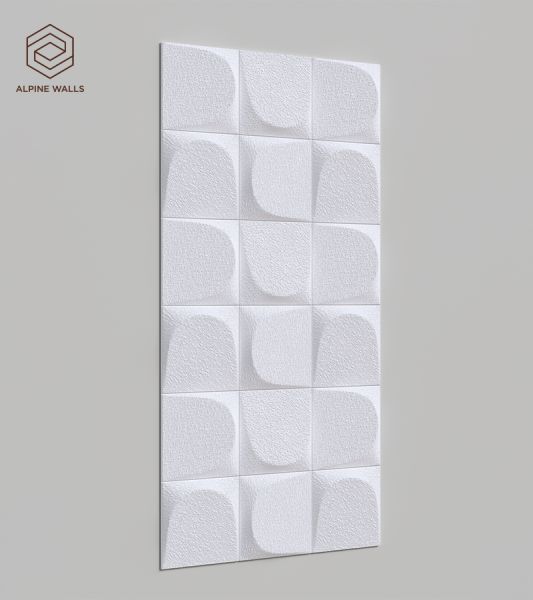 Стеновая панель под покраску Alpine Walls Geometrium  ECOGR0203W  1200*600*25