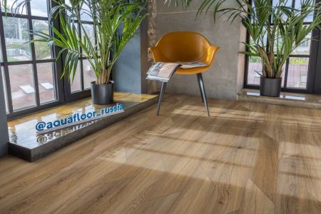 Кварц виниловое покрытие Aquafloor Parquet Chevron Glue AF2556PGCh