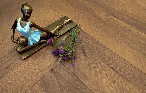 Кварц виниловое покрытие Stone Floor MSPC Елочка Дуб Миллерфилд 2529-15 MР