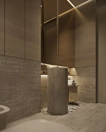 Гибкий камень Neo Travertine (FSO-01/FSM-01) 2-2,5x550x1100мм