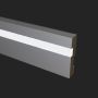Плинтус Evrowood МДФ Белый  PN 021 Led  2000×70×16