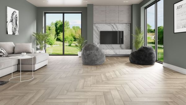 Клеевая Parquet LVT Дуб Натуральный отбеленный ЕСО 16-5 венгерская елка 590×118×2,5