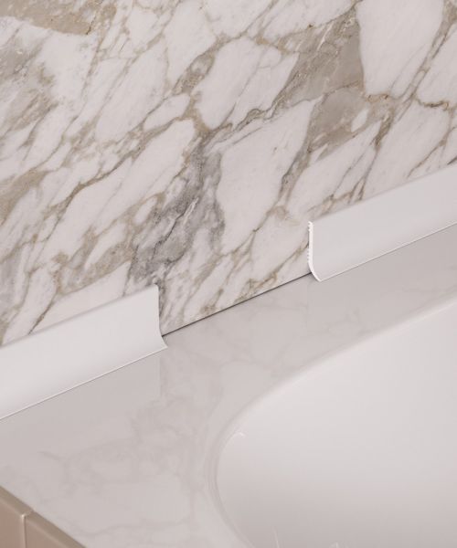 Плинтус Cosca Decor Экополимер PL001, 2000x40x12мм