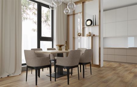 Кварц виниловое покрытие Stone Floor MSPC Дуб Тихий вечер 91799-5 MP