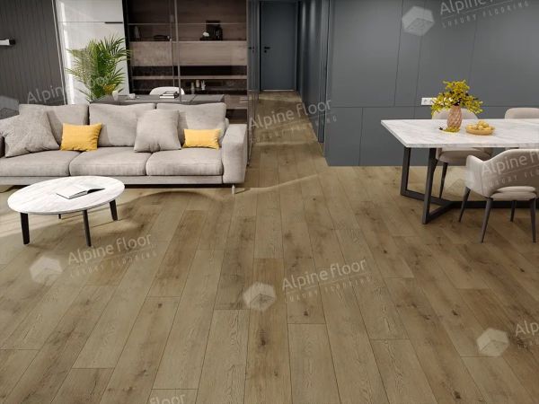 Инженерная кварц-виниловая плитка Alpine Floor Premium 12 WPC Дуб Альто ECO 24-1 1524×229×12