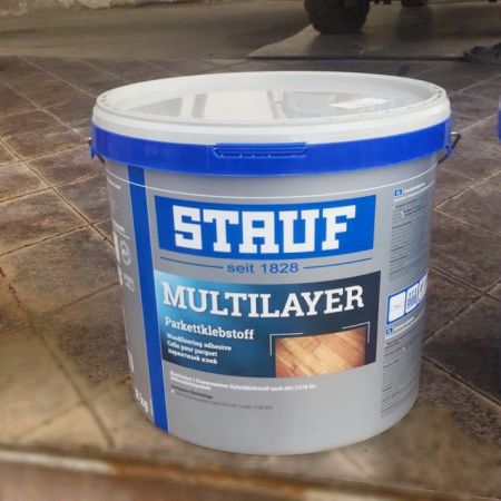 Stauf Эластичный паркетный клей на основе силан-полиуретана Multilayer, 18 кг