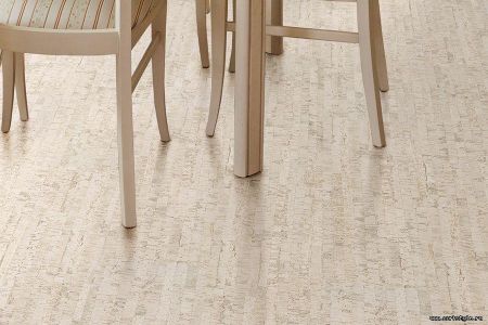Пробковые полы Corkstyle Eco cork Linea White