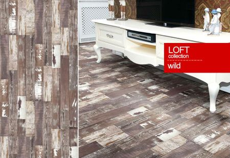 Пробковые полы Corkstyle Loft Wild 1235×305×10