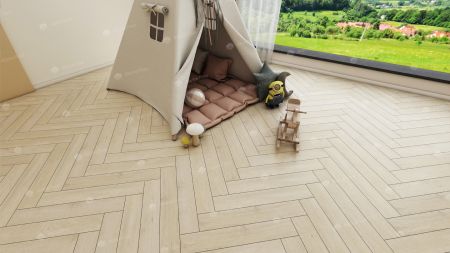 Ламинат Alpine Floor Herringbone 12мм Дуб Лацио LF105−03 600×100×12мм