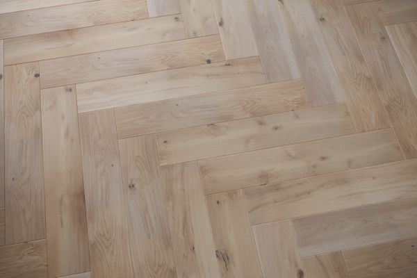 Инженерная доска Legend Елочка Дуб White coffe