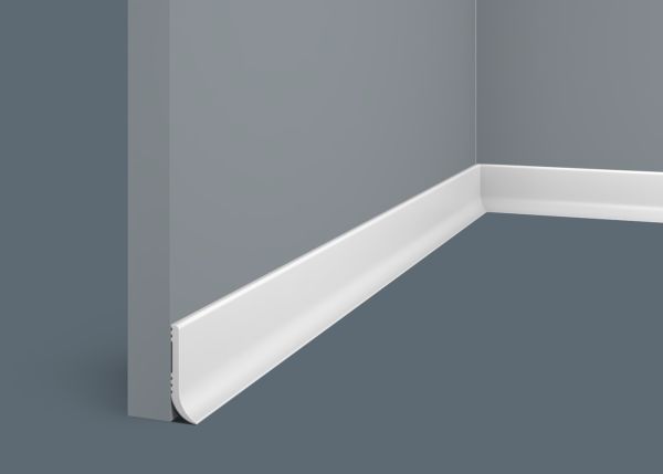 Плинтус Cosca Decor Экополимер PL001, 2000x40x12мм