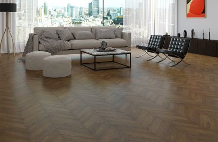 Инженерная доска Gran Parte Французская Ёлочка Дуб ПИНОЛИ / PINOLLI ПРАЙМ-СЕЛЕКТ