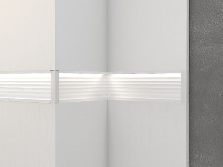 Плинтус Скрытый с led подсветкой ALP-G80