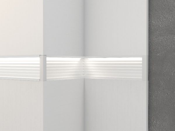 Плинтус Скрытый с led подсветкой ALP-G80