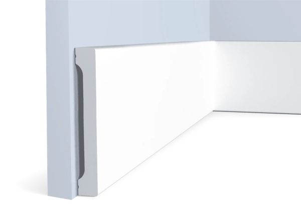 Плинтус Hiwood полимерный под покраску B99V1 прямой 2000×99×18