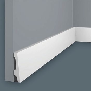 Плинтус под покраску Cosca Decor Экополимер PX045 2000×63×16