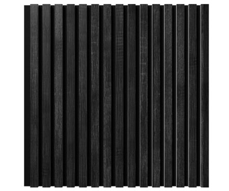 Стеновая панель акустическая Cosca Decor Сканди Дуб Графит черный войлок 600×600×19