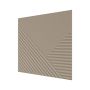 Стеновая панель Пирамида МДФ Ликорн Латте  500х500х8 (4 шт.)