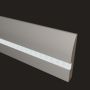 Плинтус Evrowood МДФ Белый PN 080 Led 2000×95×16