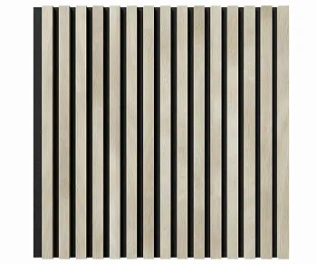 Стеновая панель акустическая Cosca Decor Сканди Ясень Кристалл черный войлок 600×600×19