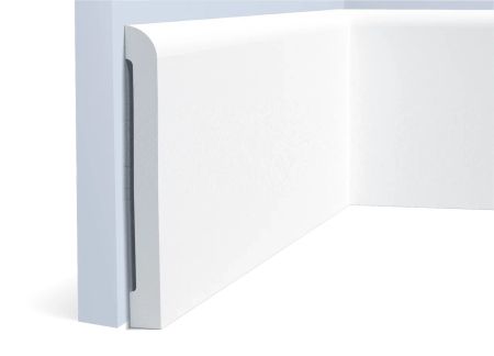 Плинтус Hiwood полимерный под покраску BE150 прямой  2000×150×13,5