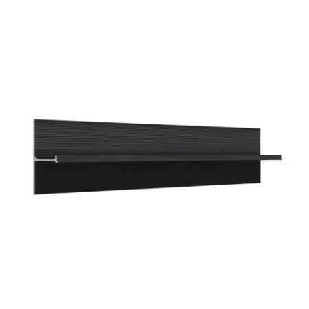 Плинтус алюминиевый теневой Laconistiq Regular Черный 31-11-300 3000×45×15