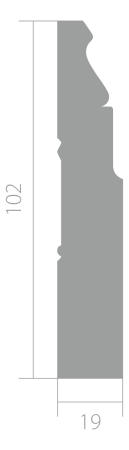 Плинтус Ultrawood Base 5032i 102 x 19