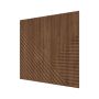 Стеновая панель Пирамида МДФ Орех-темный  500х500х8 (4 шт.)