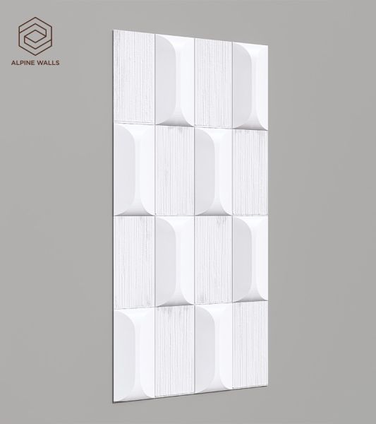 Стеновая панель под покраску Alpine Walls Geometrium ECOGR0210W 1200*600*25