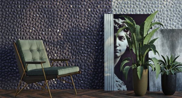 Стеновая панель 3D под покраску Bello Deco СП 15 500×500×22