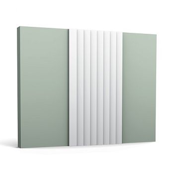 Стеновая панель под покраску Orac Decor WX204-2600 Ripple 2600×250×16