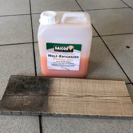 Гель Holz-Entgrauer Power-Gel для очищения серого слоя древесины 2,5л