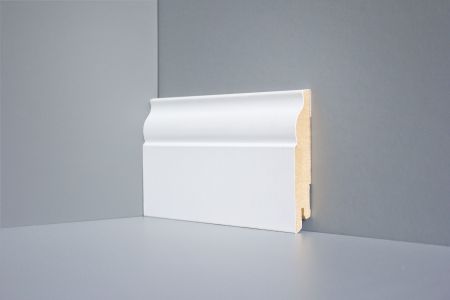 Плинтус DeARTIO Ламинированный 103-100 Белый 100х16