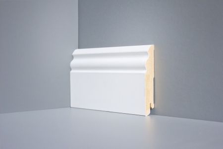 Плинтус DeARTIO Ламинированный 105-100 Белый 100х16