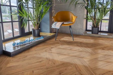 Кварц виниловое покрытие Aquafloor Parquet Glue AF2507PG