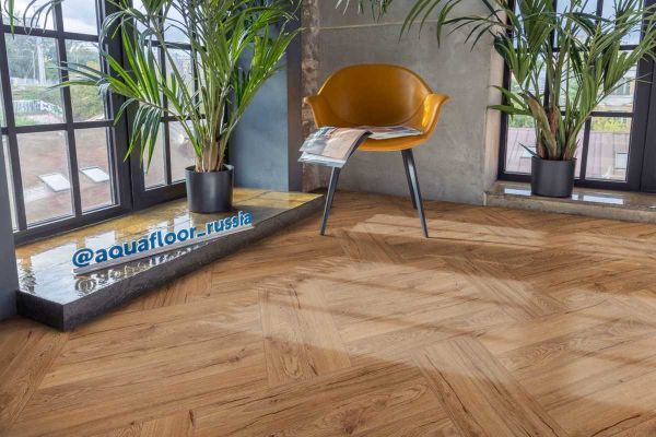 Кварц виниловое покрытие Aquafloor Parquet Glue AF2507PG