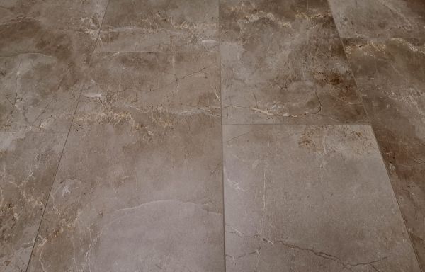 Кварц виниловое покрытие Stone Floor Плитка Травертин Найтфол 970-9 НР