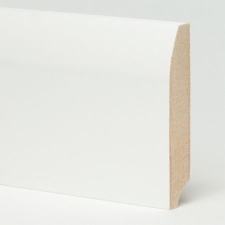 Плинтус Evrowood МДФ Белый PN 080 2000×95×16