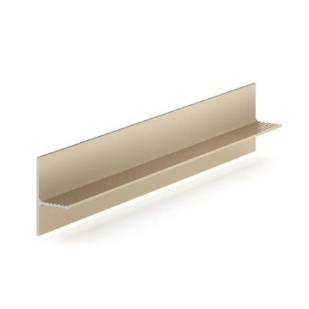 Плинтус алюминиевый теневой Laconistiq Reverse 36 Светлое золото 34-15-300 3000×36×16
