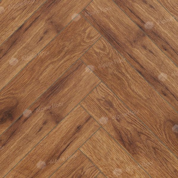 Ламинат Alpine Floor Herringbone 12мм Дуб Умбрия  LF105−11 600×100×12мм